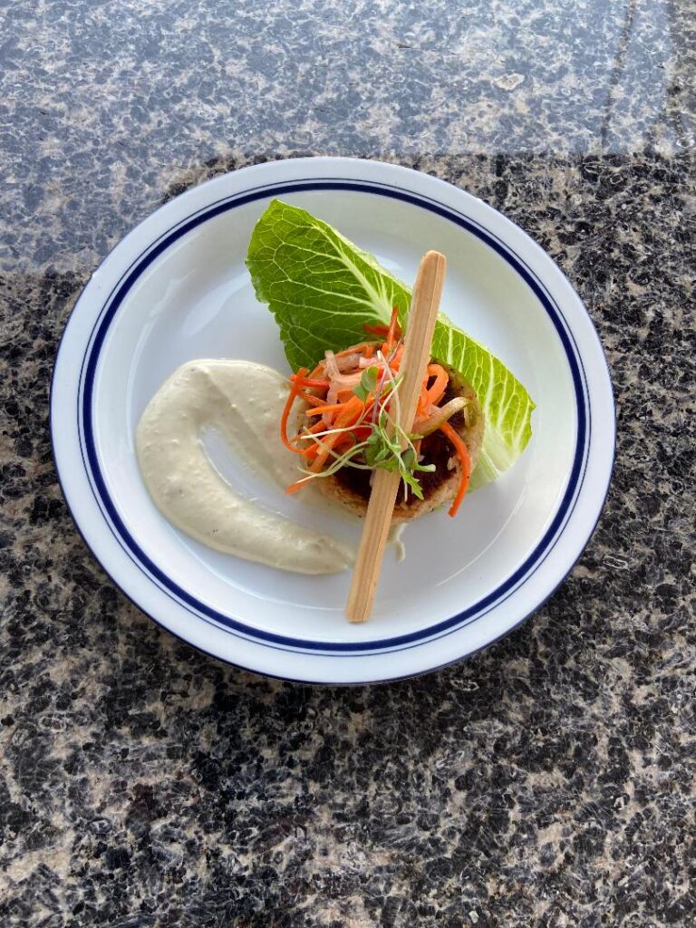 Shangri-La Crabcake Appetizer Plate