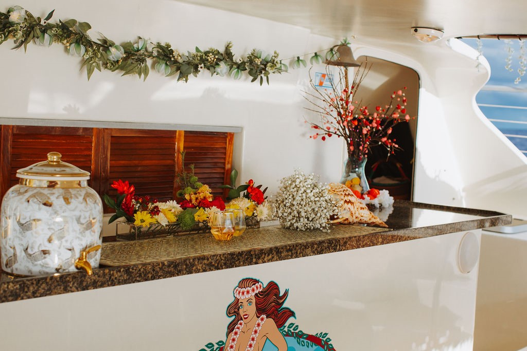 edited bar with decorations