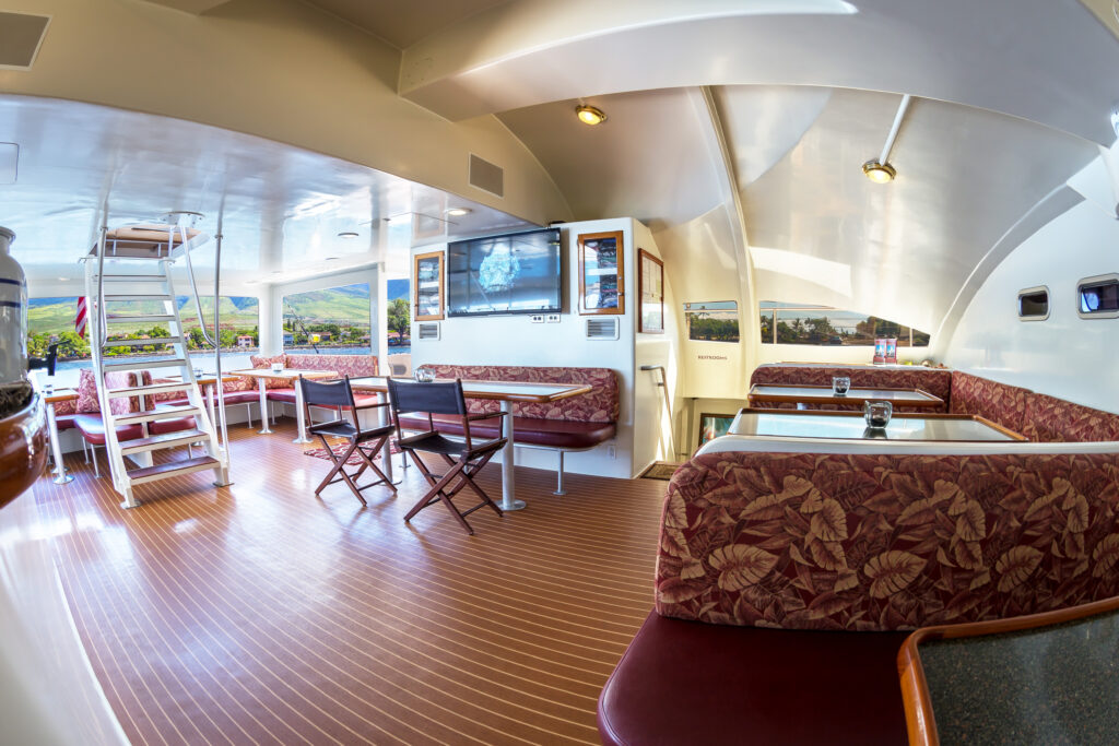 Air-conditioned Main Salon aboard Hula Girl